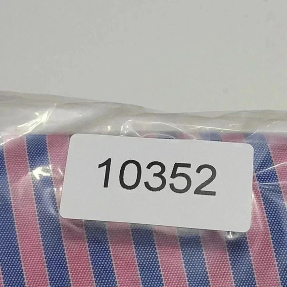 Alan Flusser Mens Pink & Blue Striped Cotton Button-Up Shirt Size M‎ - Picture 6 of 6